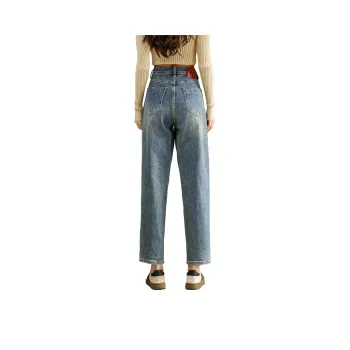 SMEN Jeans Women's Denim Blue