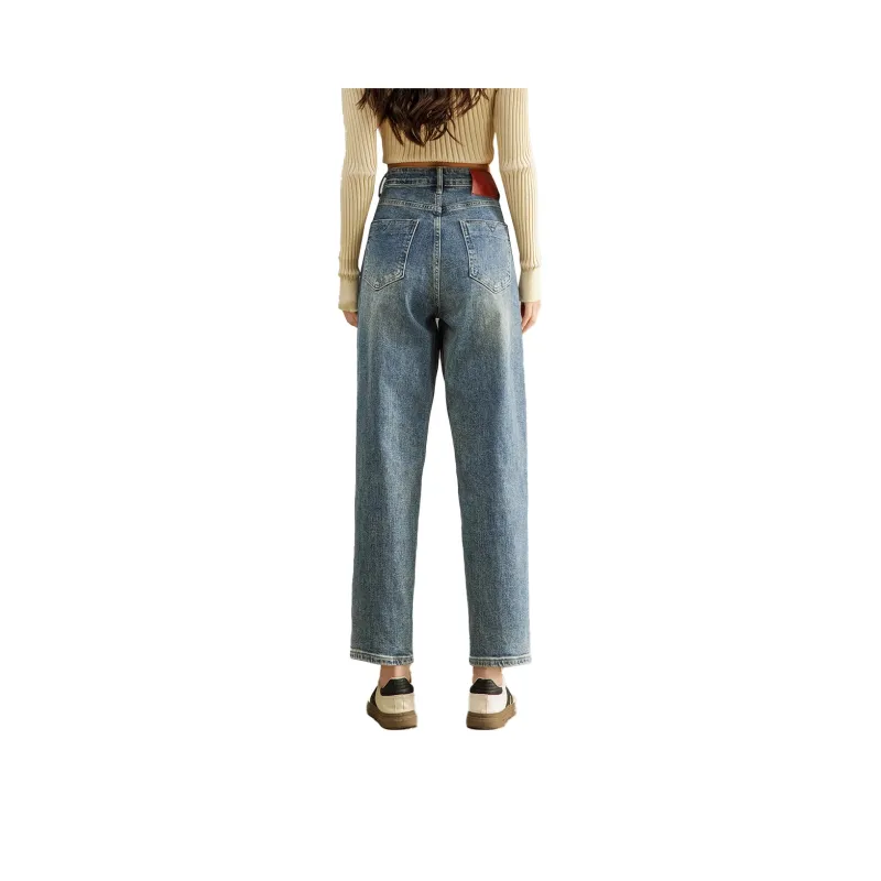 SMEN Jeans Women's Denim Blue-0