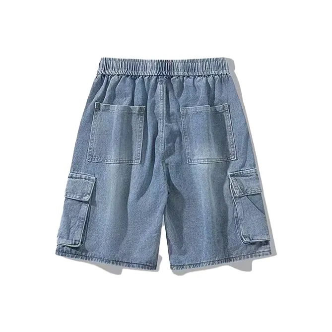 TONYBEAR Denim Shorts Men Blue-1
