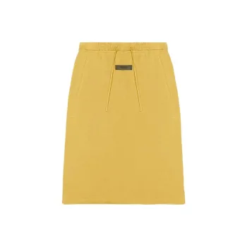 Fear Of God Essentials SS23 Casual Long Skirts Women's Light Yellow