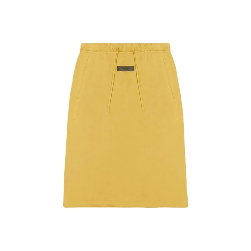 Fear Of God Essentials SS23 Casual Long Skirts Women's Light Yellow-0