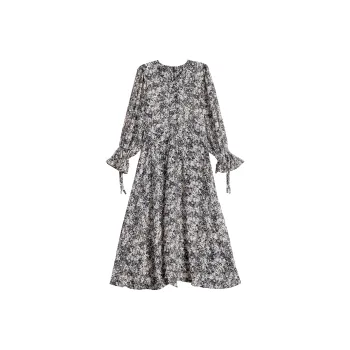 KKX Long Sleeved Dresses Women's Black & Apricot