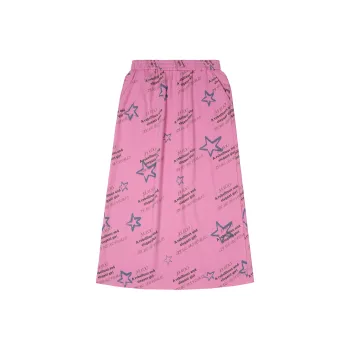 JIKOO Casual Long Skirts Women's Frosting Pink