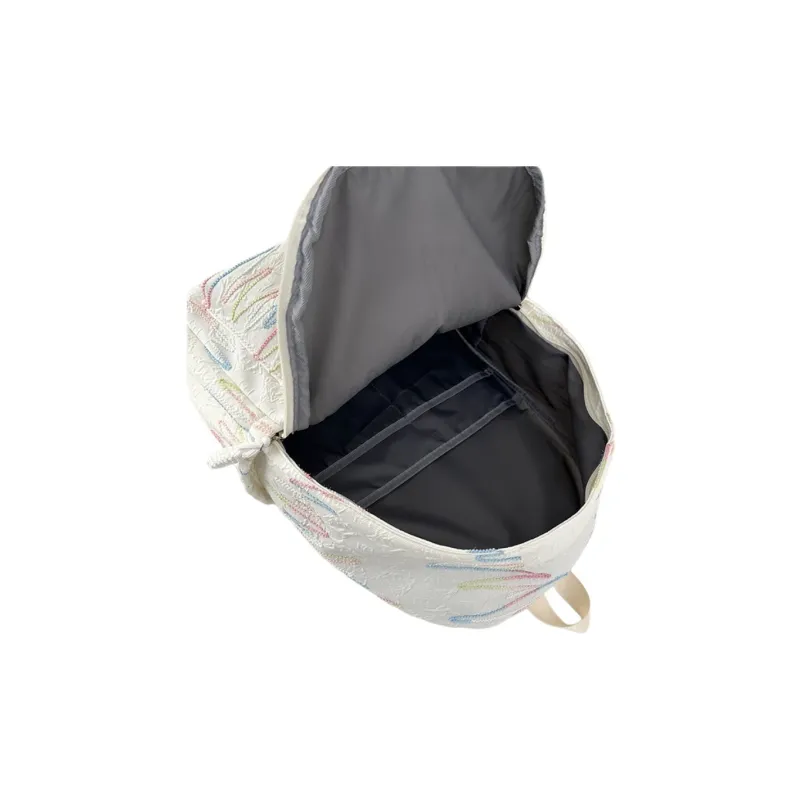 Tonlion Nylon Backpack Regular Unisex White-2
