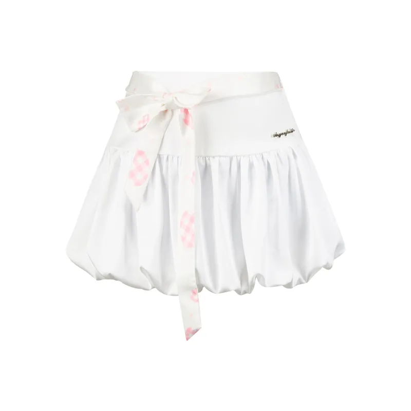 AYF Casual Short Skirts Women's White-0