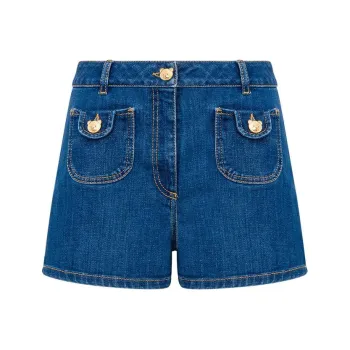 MOSCHINO Denim Shorts Women's Blue