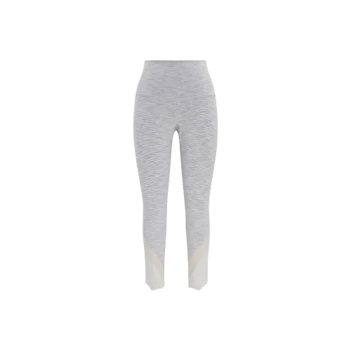 Lululemon Wunder Under Athletic Trousers Women's Gray White Airflow