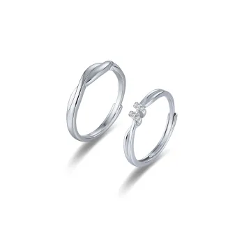 Right Hand Waiting S925 Silver Rings Unisex