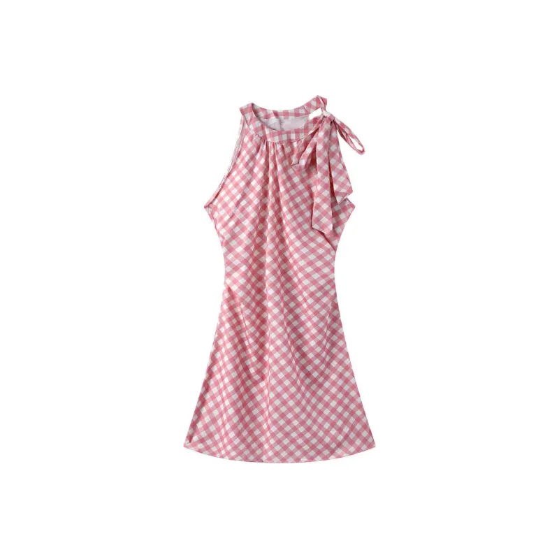 GOSO Sleeveless Dress Women's Pink-0