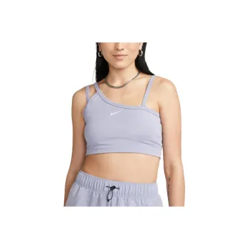 Nike Sleeveless Sports Shirts Women's Mist Gray Blue