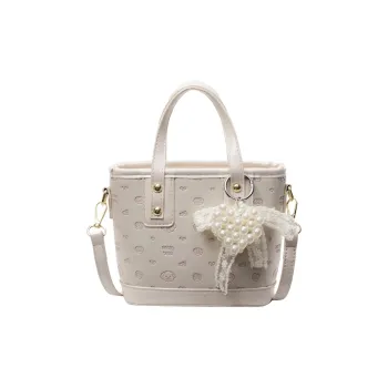 TOUTSEUL YOLO PU Handbag Women's Ecru/Silver/Black/Pink/Brown