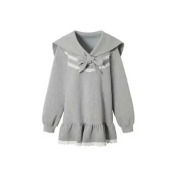 BDGU Long Sleeved Dress Women's Gray