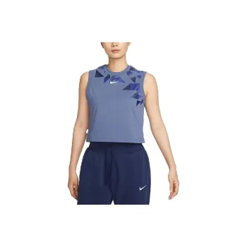 Nike Sleeveless Sports Shirts Women's Finnish Blue