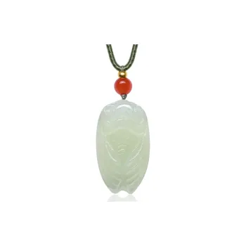 MARY WINDSOR Hetian Jade Pendants Pale Greenish White Jade Unisex