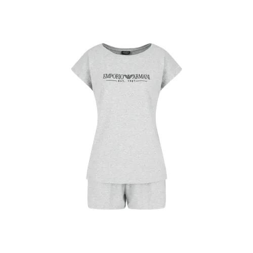 EMPORIO ARMANI Pajama Set Women's Light Gray