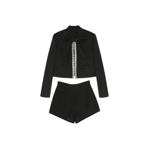 Summer Hooray Casual Suit Women's Black