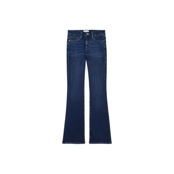 FRAME Le Mini Boot Slit High rise Flared Jeans