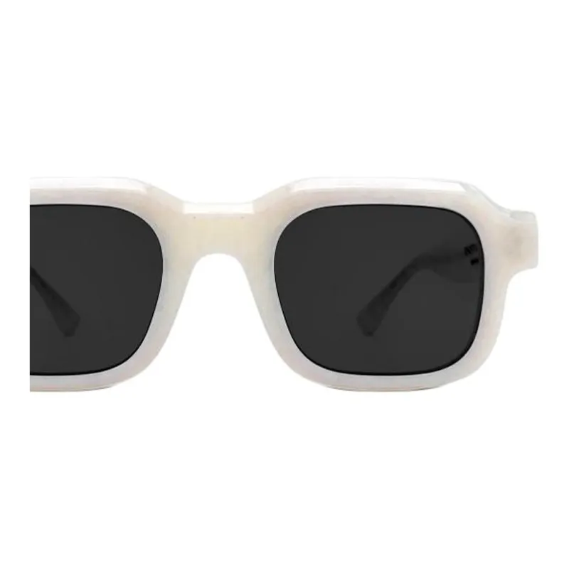 Thierry Lasry Acetate Rectangular Sunglasses Unisex White-2