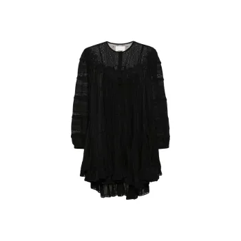ISABEL MARANT Ruffled Hem Embellished Dress