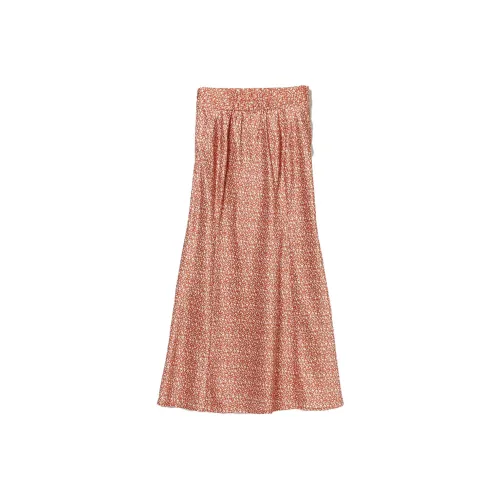 Beams Casual Long Skirts Women's Red