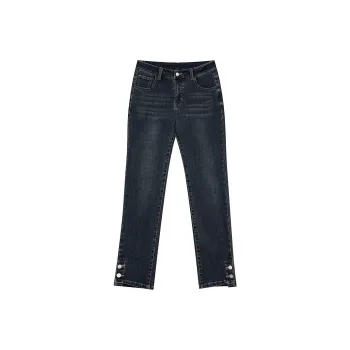 ELF SACK Jeans Women's Washable Dark Blue