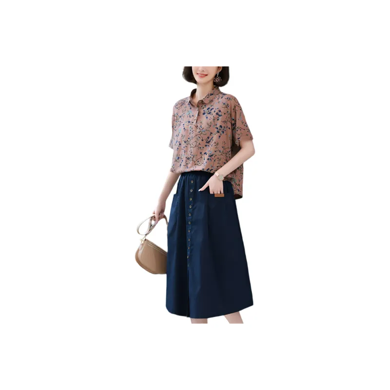 Mula Two Piece Skirt Sets Women's-0