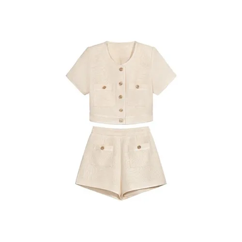 AURORA MUSE Casual Suit Women's Apricot