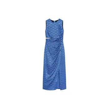 ZARA Sleeveless Dress Women's Dark Blue