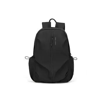 ROBERTA DI CAMERINO Fabric Backpack Large Size Women's Black/Ecru/Light Green