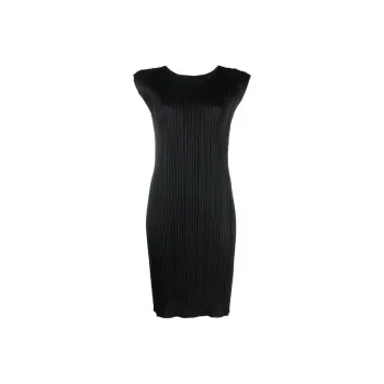 PLEATS PLEASE ISSEY MIYAKE July Pleated Sleeveless Mini Dress