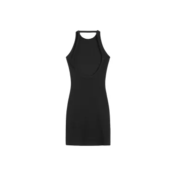 PLANE DRIFT Slip Dress Women's Black
