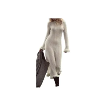 DOEN ESTELLA DRESS Long-Sleeved Dresses Women's Cream