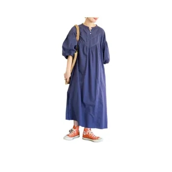 FREAK'S STORE Long Sleeved Dress Women's Marine Blue