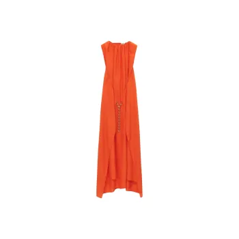 LOEWE Sleeveless Dress Women's Bright Orange