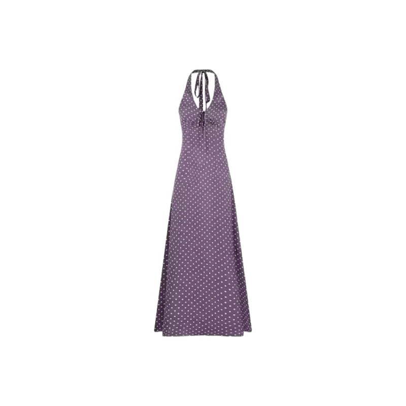 YGPRW Sleeveless Dress Women's Purple-0