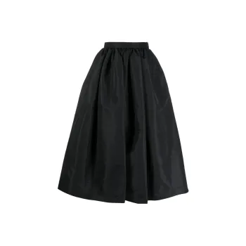 Alexander McQueen FW22 Half-Length Midi Dress Women's Black