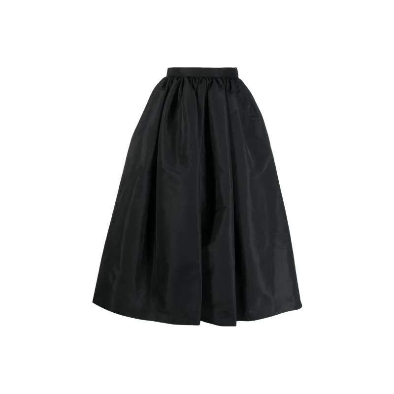 Alexander McQueen FW22 Half-Length Midi Dress Women's Black-0