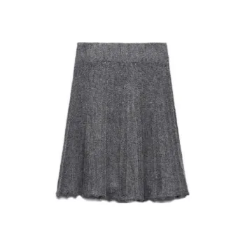 ZARA Casual Short Skirts Women's Gray