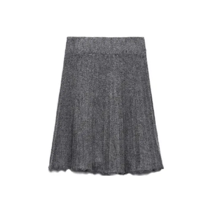 ZARA Casual Short Skirts Women's Gray-0