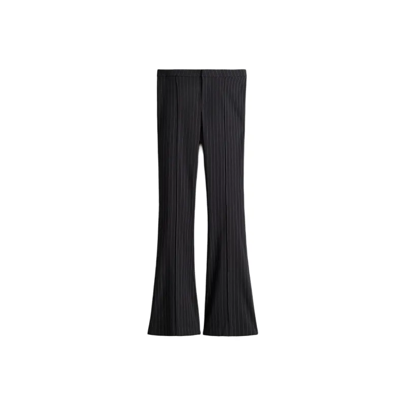 H&M Suit Trouser Women's Black/pinstripe-0