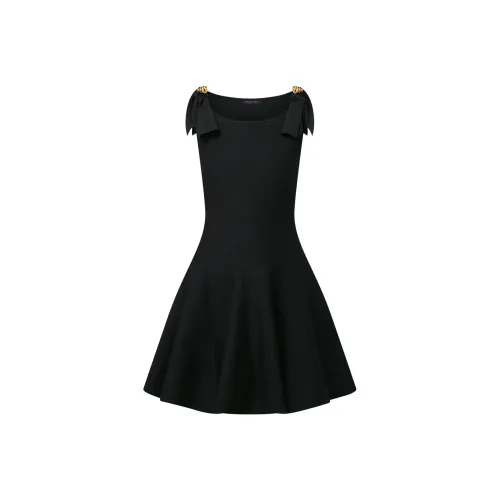 LOUIS VUITTON Button Detail Cocktail Dress