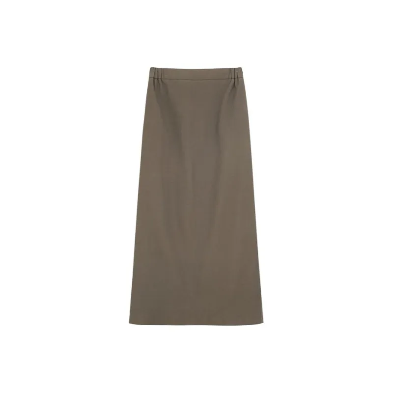 NINE WEST Casual Long Skirts Women's Army Green-0