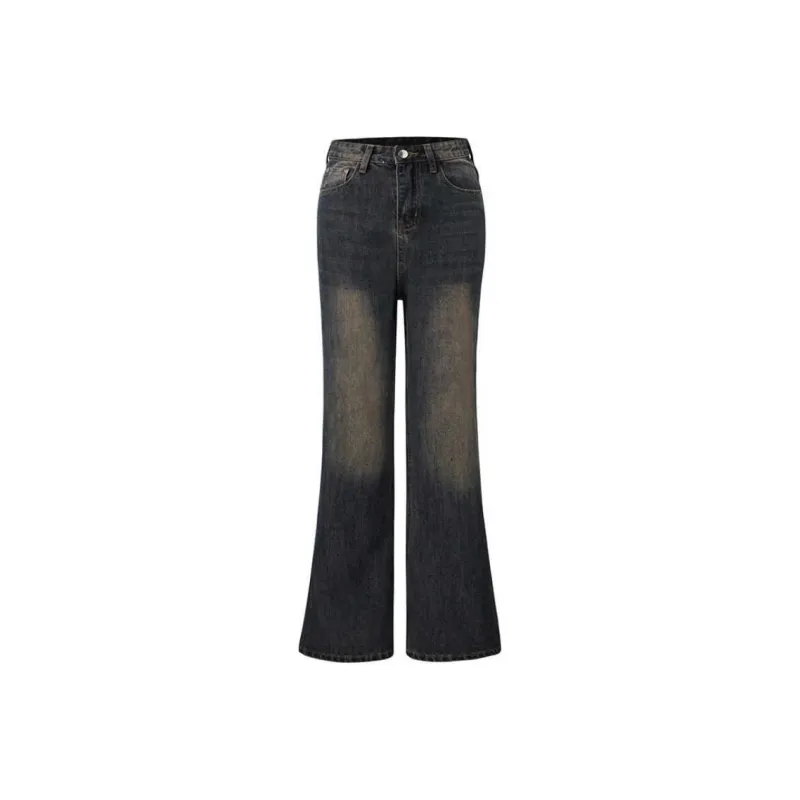 YINLEI Jeans Women's Vintage Blue-0
