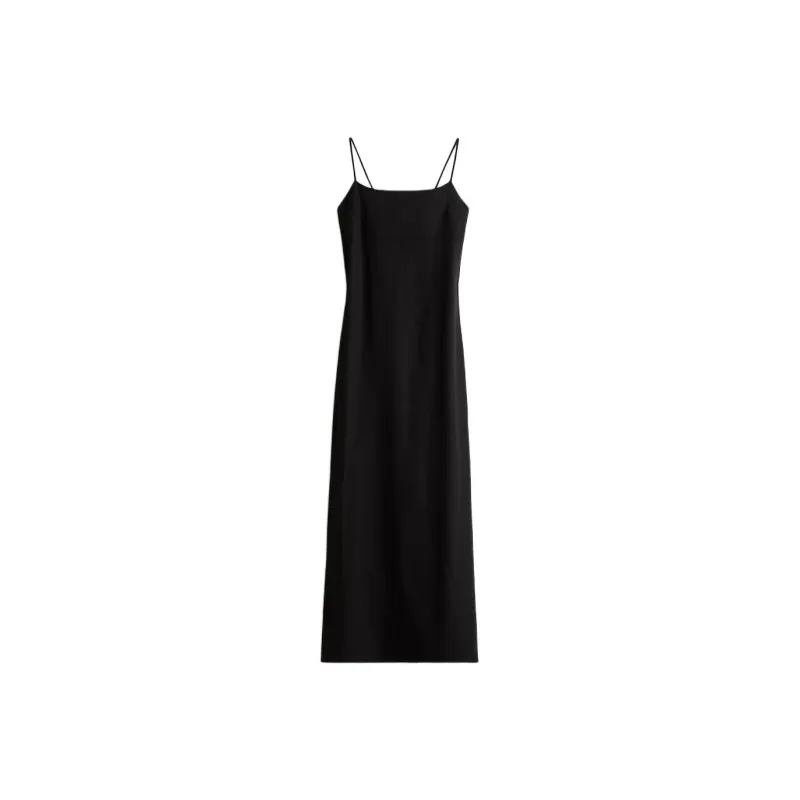 H&M Slip Dresses Women's Black-0