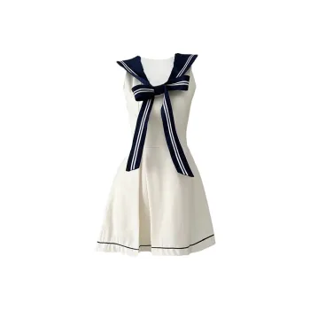 JOSR Sleeveless Dress Women's White