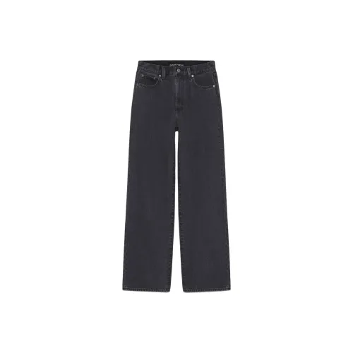 ARITZIA Denim Forum The Farrah Hi-Rise Wide Jean Jeans Women's Black Eyeliner/Black Eyeliners Pen