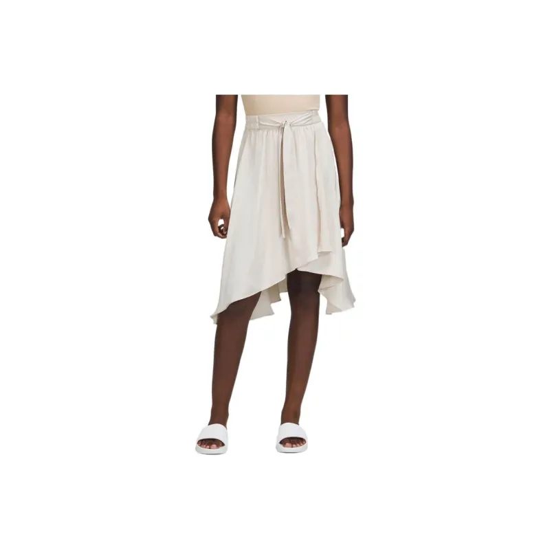 Lululemon Midi Length Satin Casual Long Skirt Women's-3