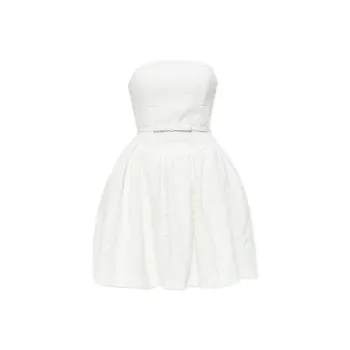 Self-portrait Bandeau-style Lace Mini Dress