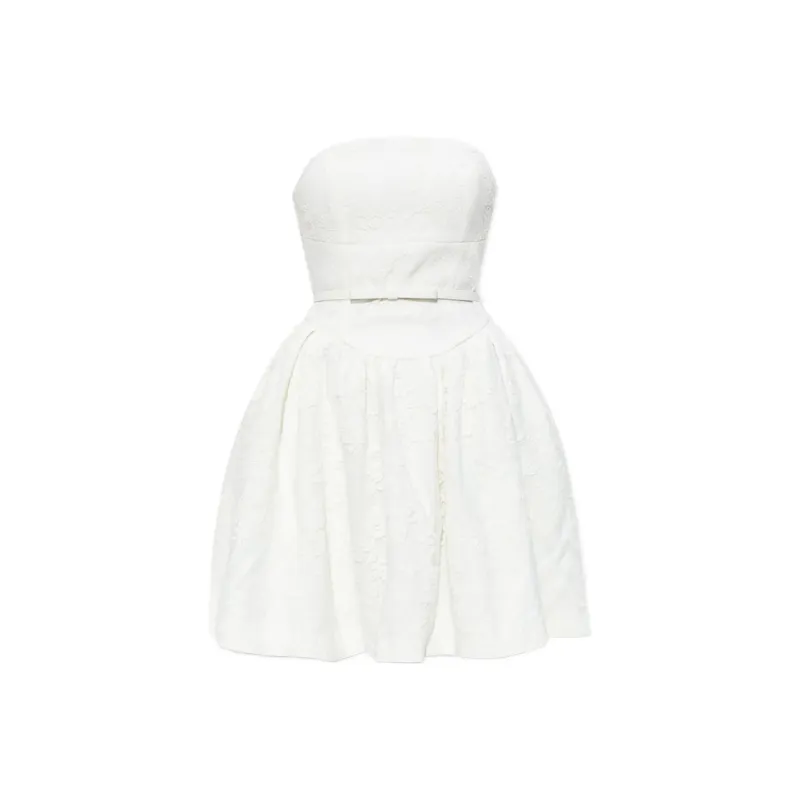 Self-portrait Bandeau-style Lace Mini Dress-0