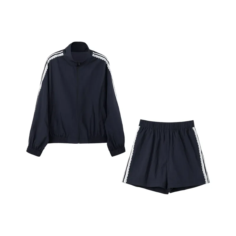 Fstudio Casual Suit Women's Navy Blue-0